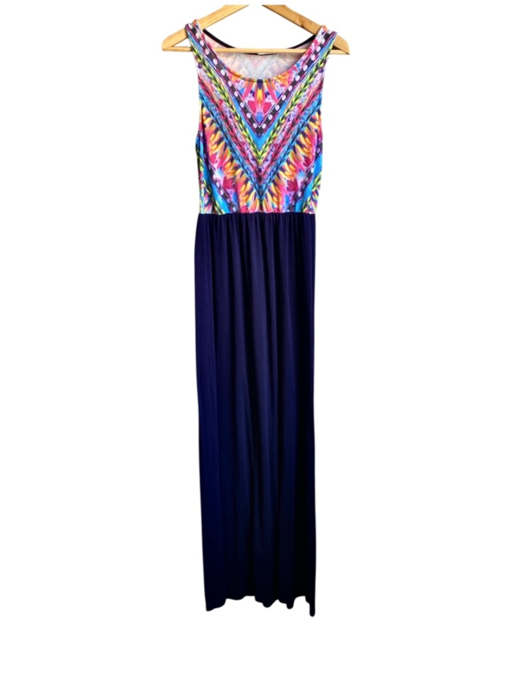 NBW Navy Tie Dye Maxi Dress Mon Ami